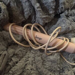 Lange Pink Curling Wand with Cream Cord